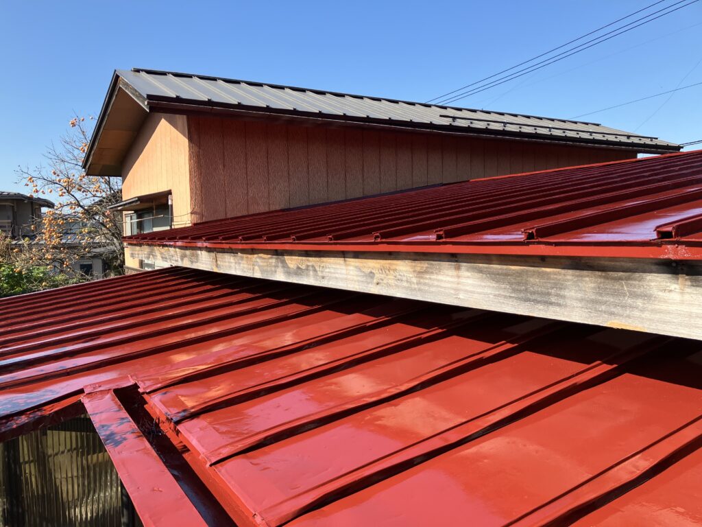 屋根塗装後