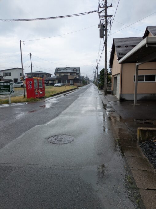 雨、午後